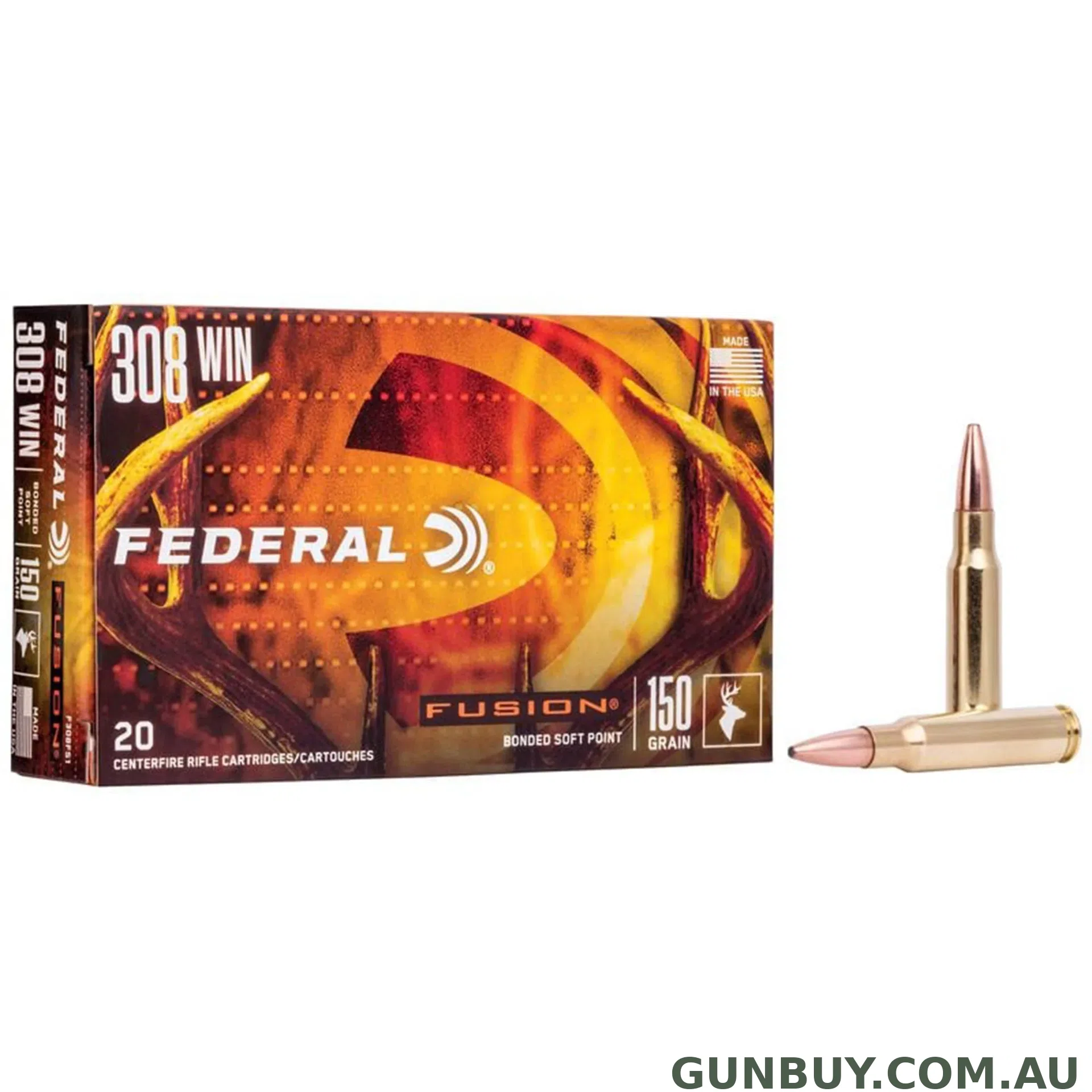 Federal 308 Win 150gr Fusion / 20