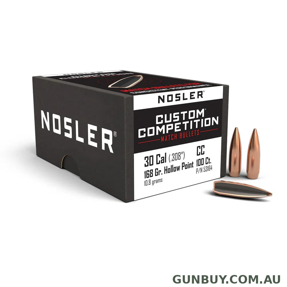 Nosler 168gr HPBT Custom Comp
