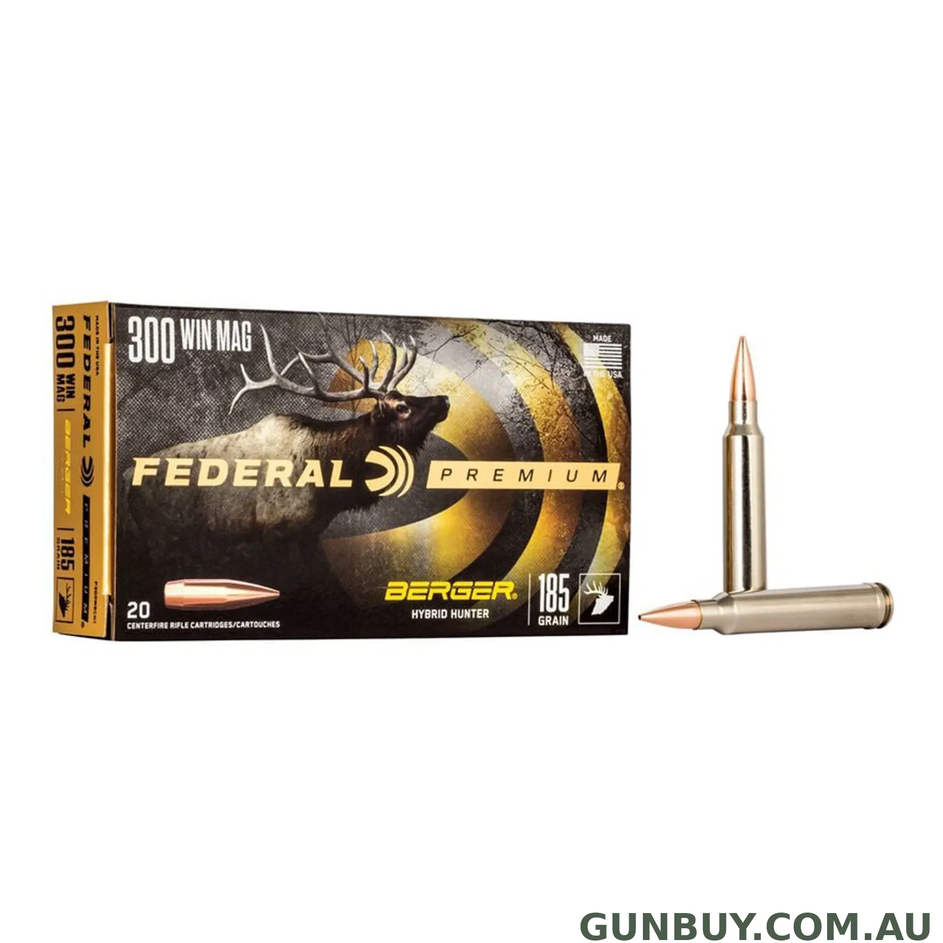 Federal 300 Win Mag 185gr Berger Hunter / 20