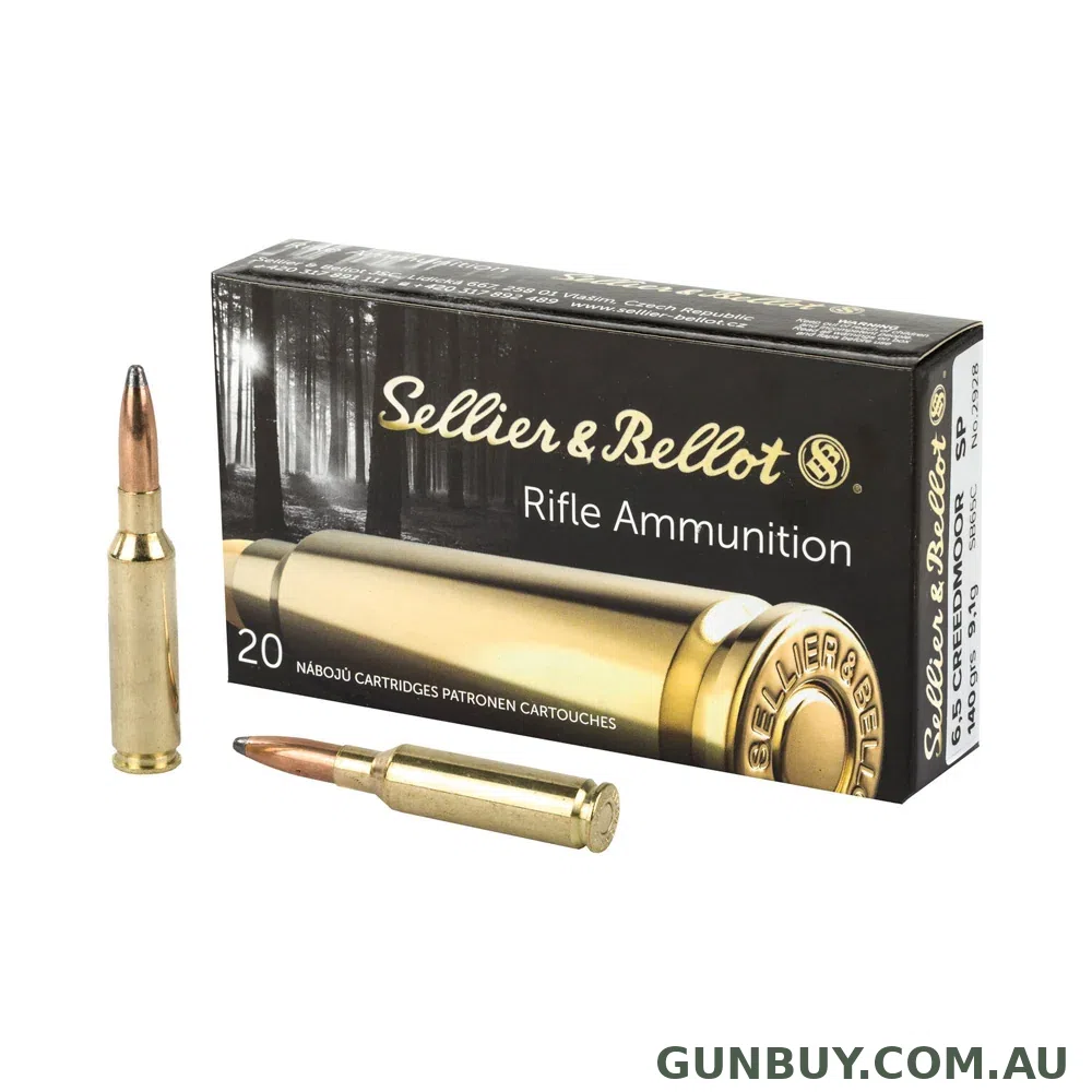 Sellier & Bellot 6.5 Creedmoor 140 Grain SP 100pk