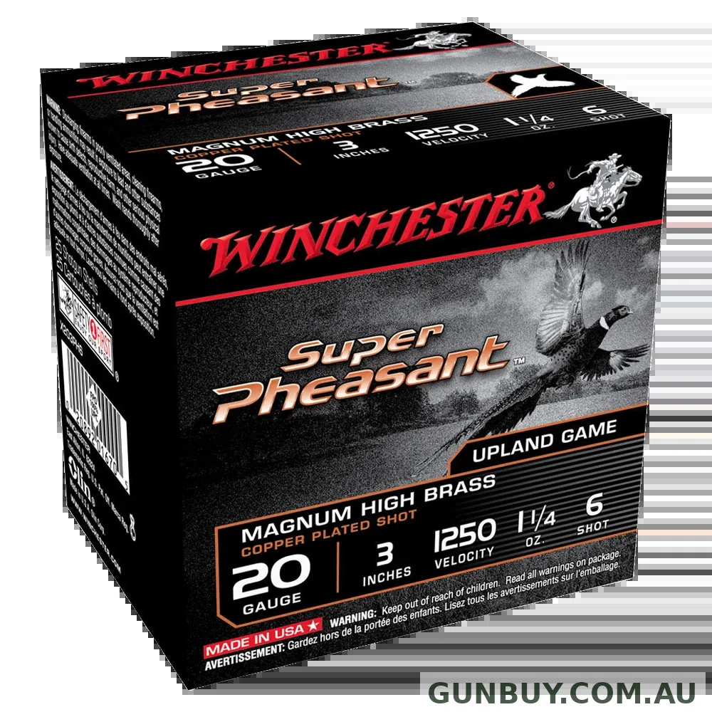 Winchester Super X Pheasant 20G 6 3" 36gm / 25