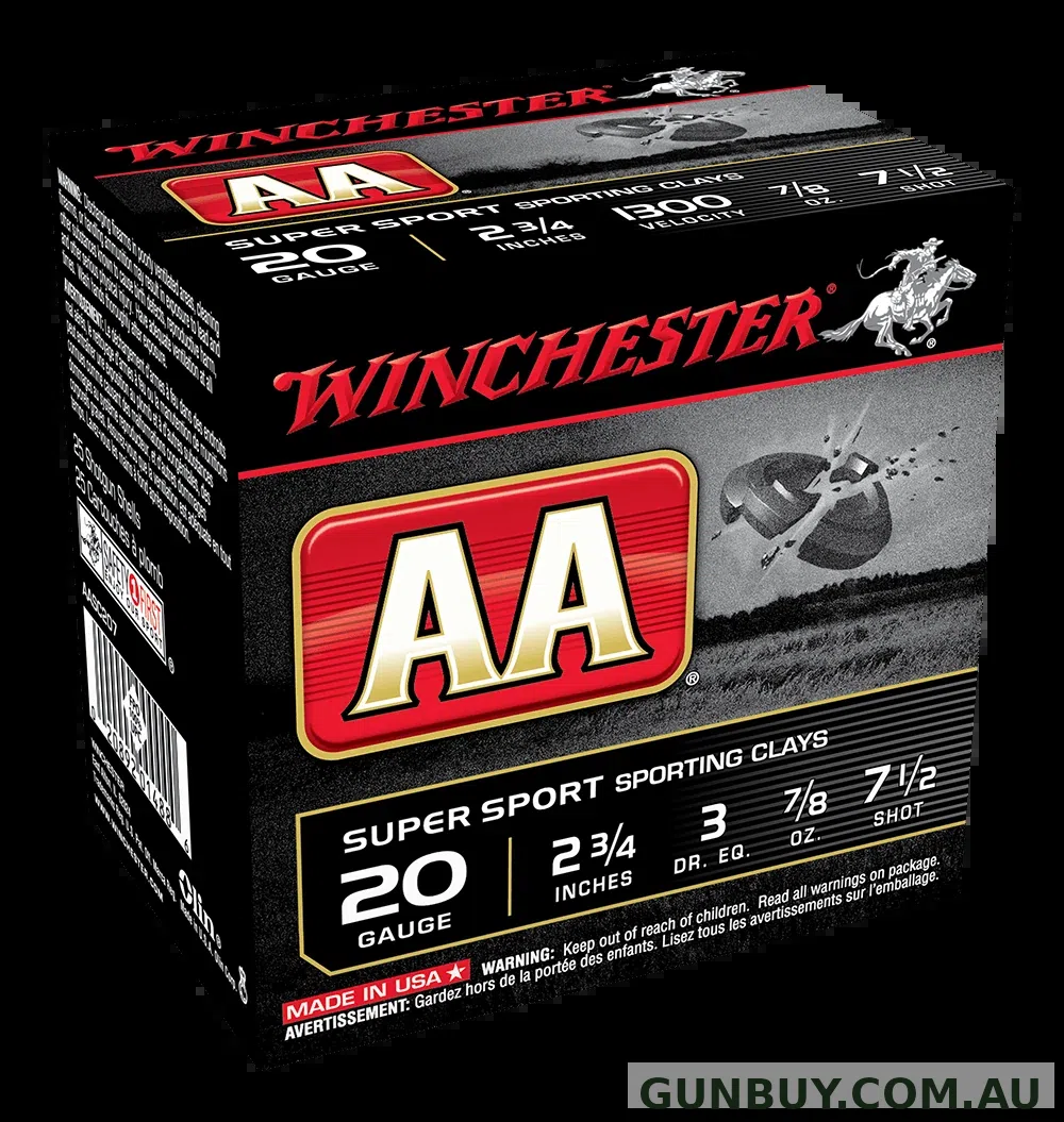 Winchester AA Super Sporting 20G 7.5 2-3/4" 24gm - 25