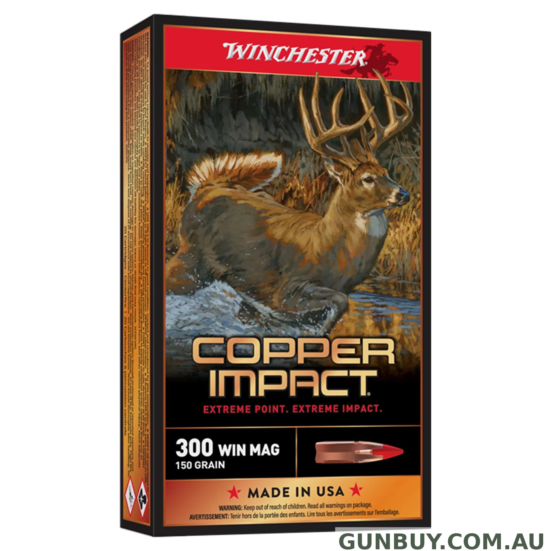 Winchester Copper Impact LF 300Wm 150gr XP - 20 Pack