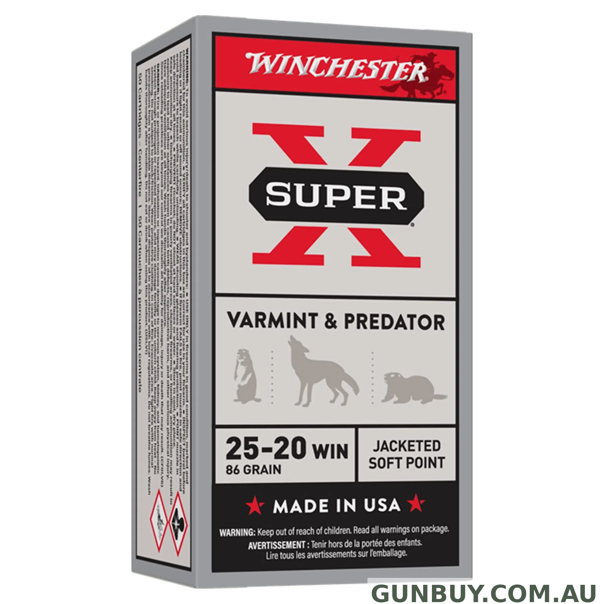 Winchester Super X 25-20Win 86gr SP / 50