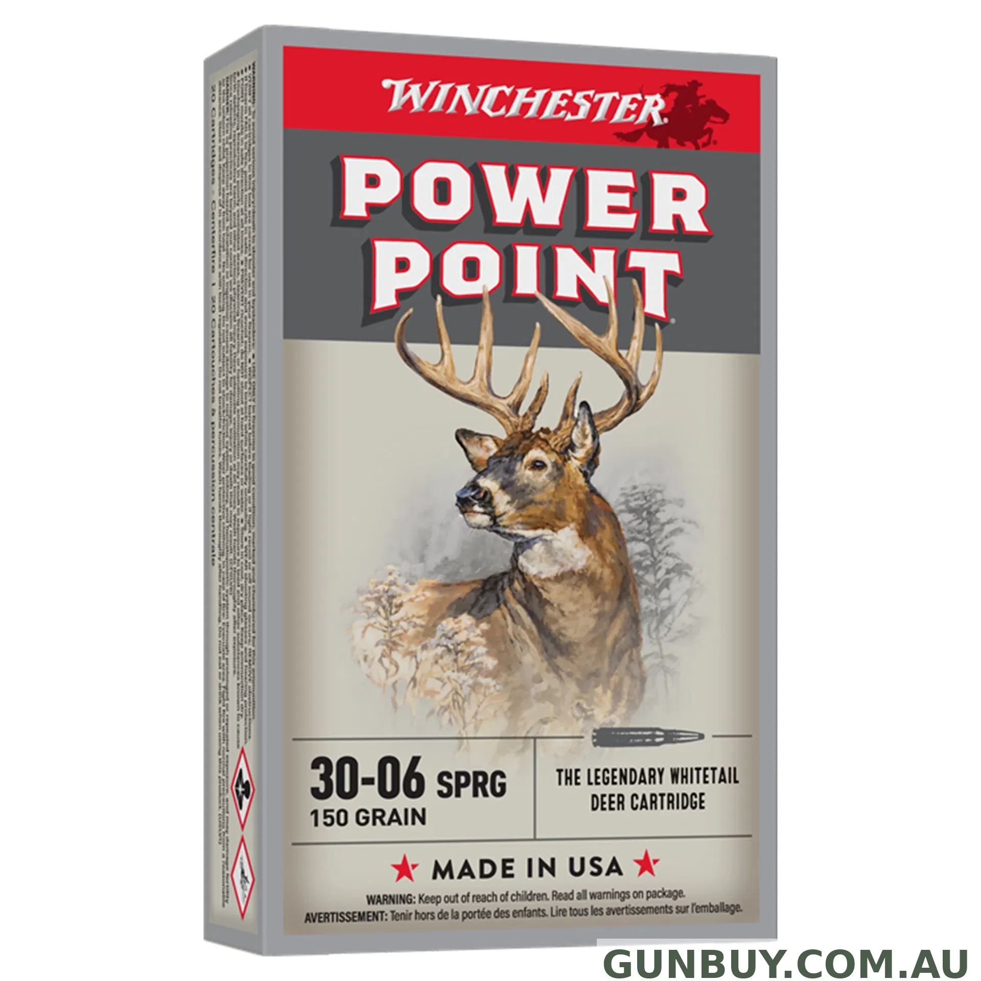 Winchester Power Point 30-06 150gr PP - 20 Pack