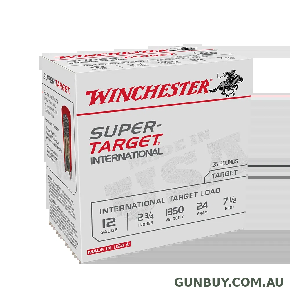 Winchester Super Target 12G 1350fps 7.5 2-3/4" 24gm / 25