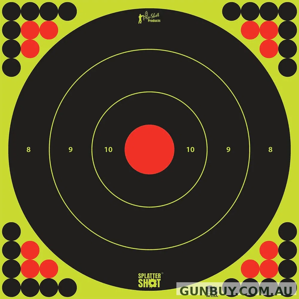 Splatter Shot 17.25" Peel & Stick Target - Bullseye / 5 Pack