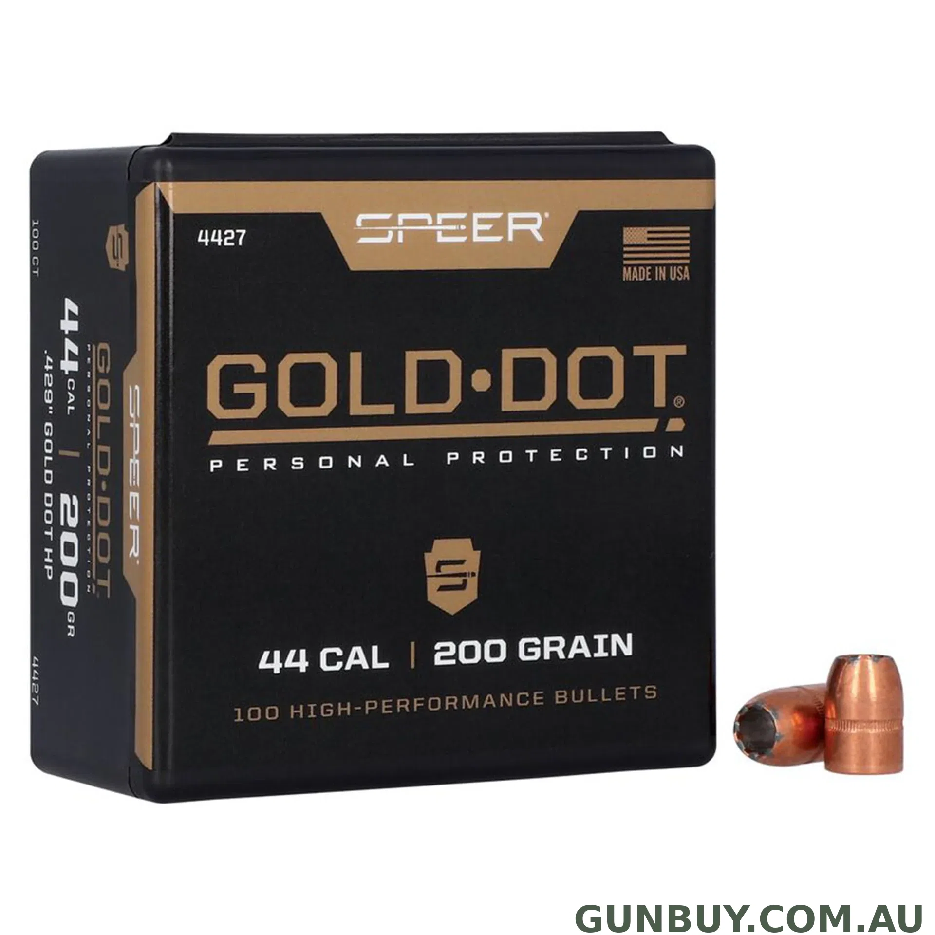 Speer 44 Cal 200gr GDHP - 100