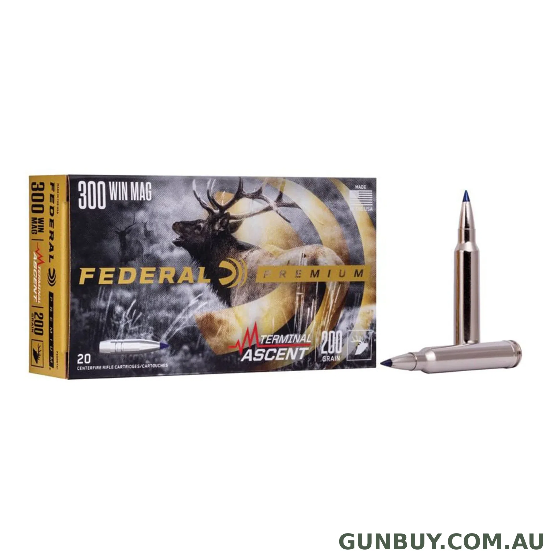 Federal 200gr Terminal Ascent - 300 Win Mag / 20