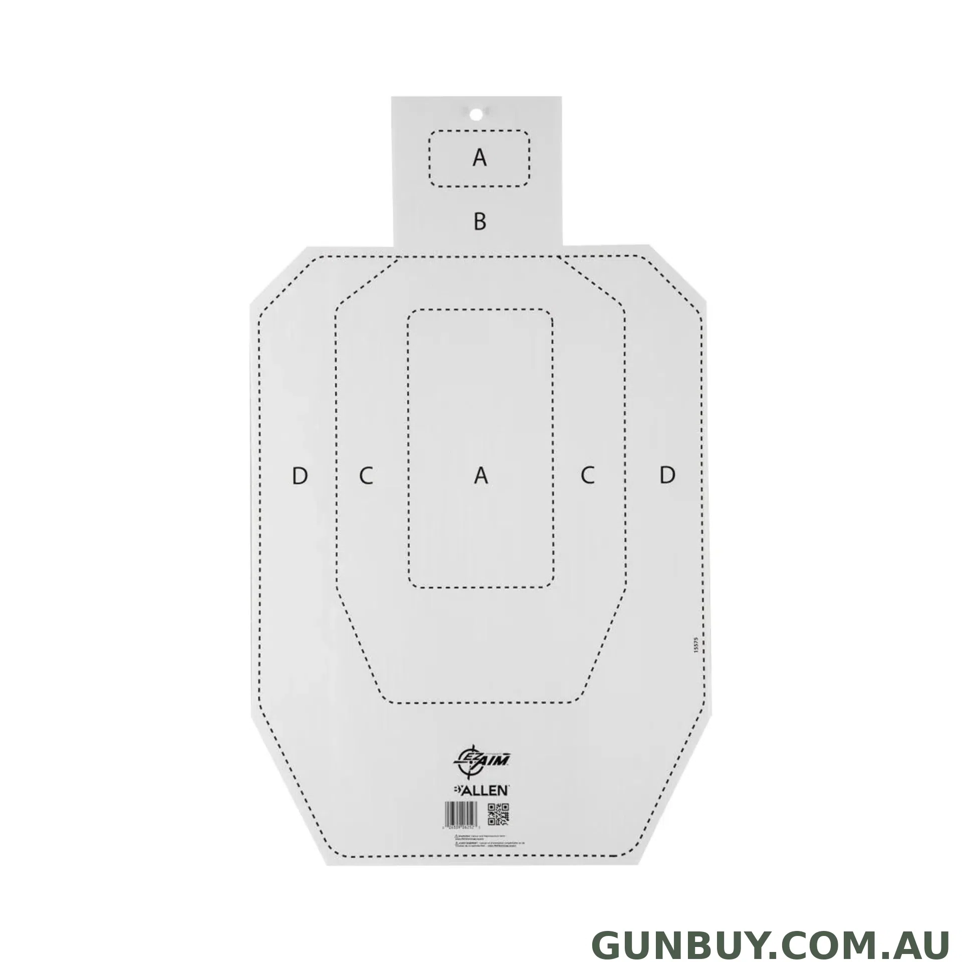 ALLEN Coroplast IPSC Silhouette Target 18x30"
