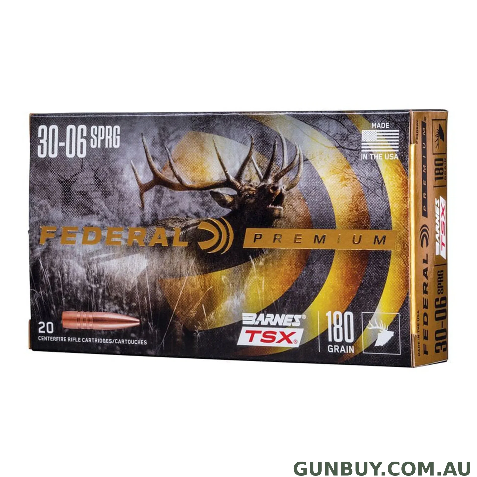 Federal 30-06 SPr 180gr Tsx Vital-Shok