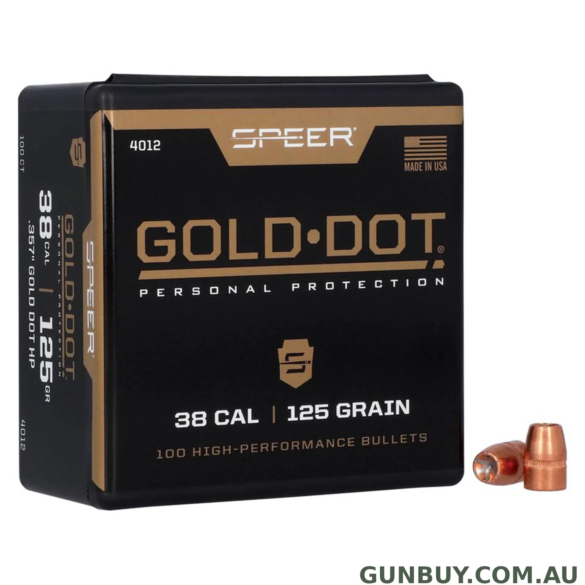 Speer 38 Cal 125gr GDHP - 100