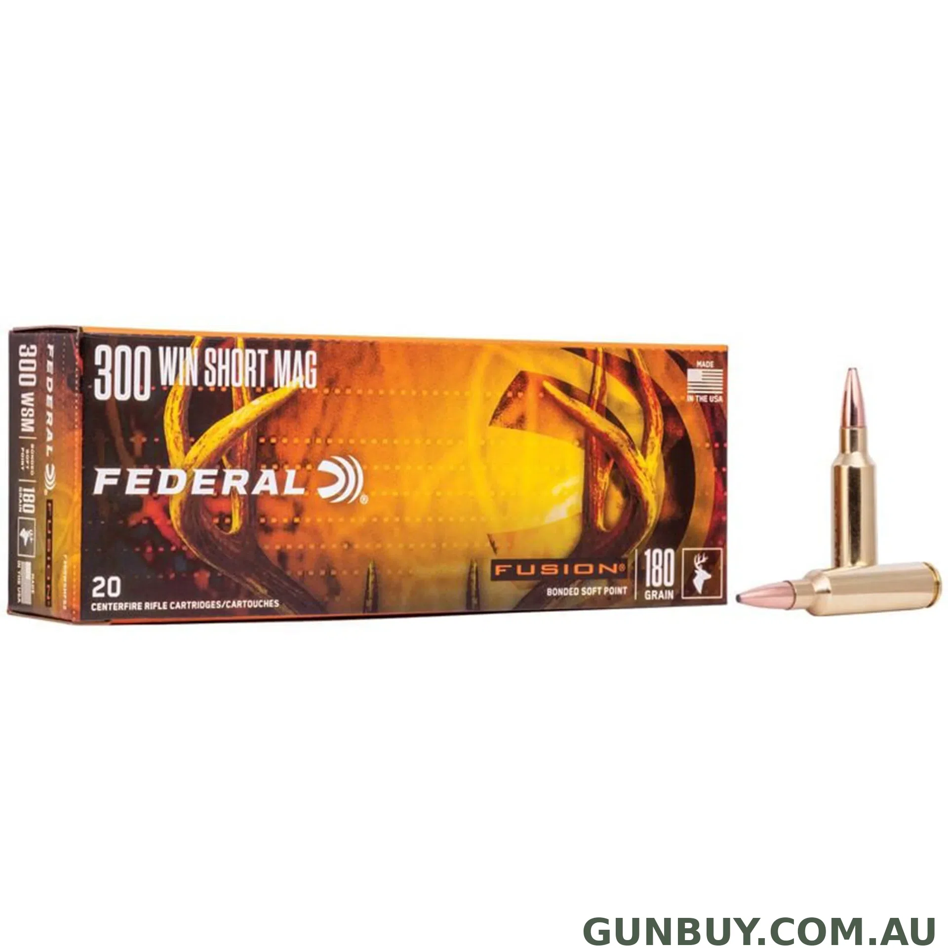 Federal 300 WSM 180gr Fusion