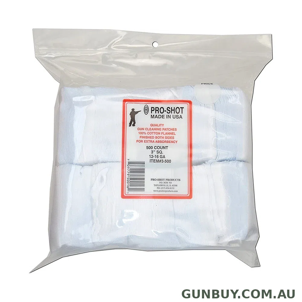 Generic Benchrest Square Patches - 1000 Pack