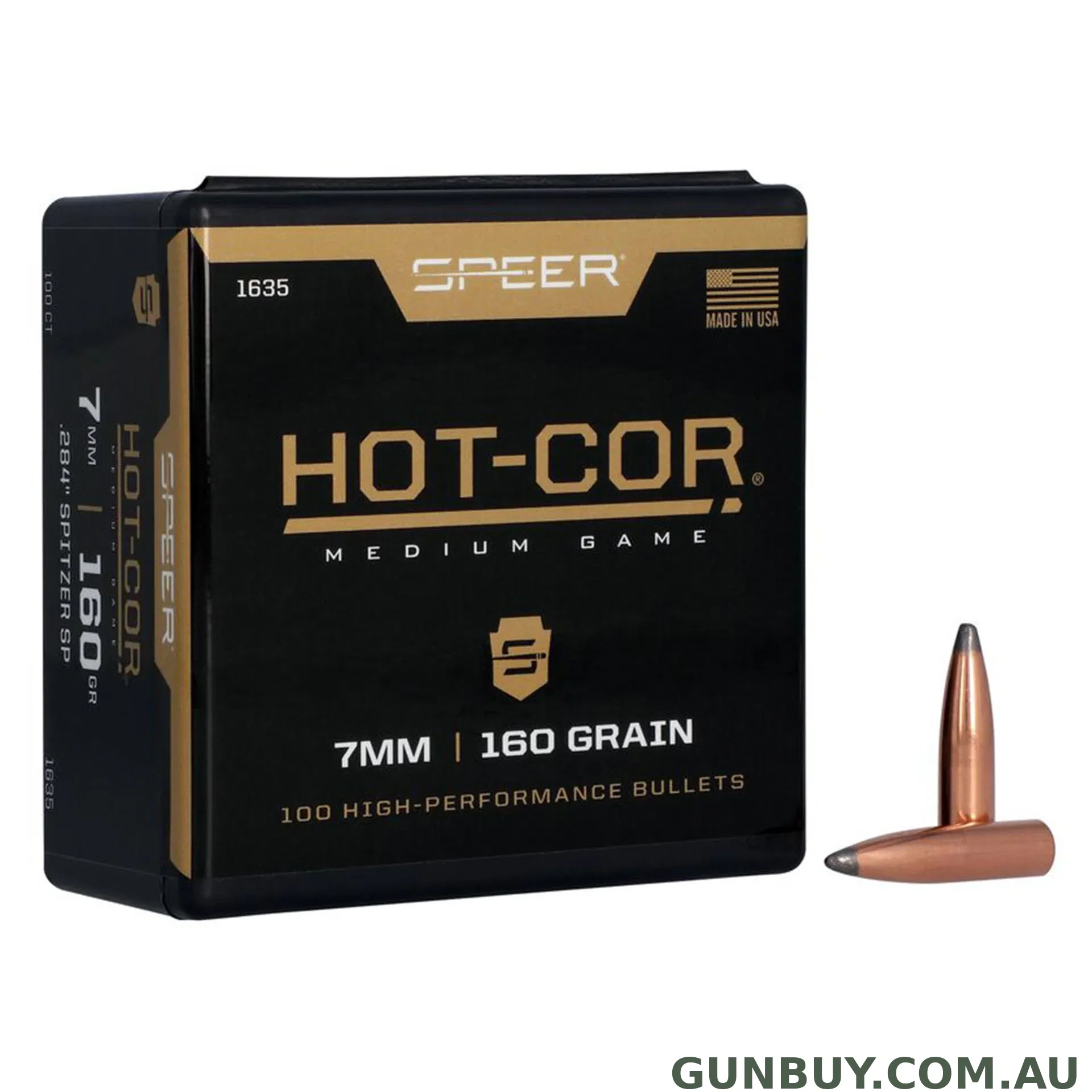 Sierra 7mm 160gr Spitzer SP - 100 Pack