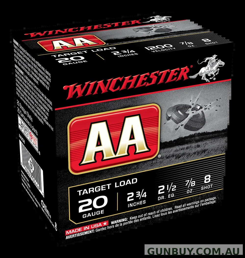 Winchester AA Target 20G 8 2-3/4" 24gm / 25