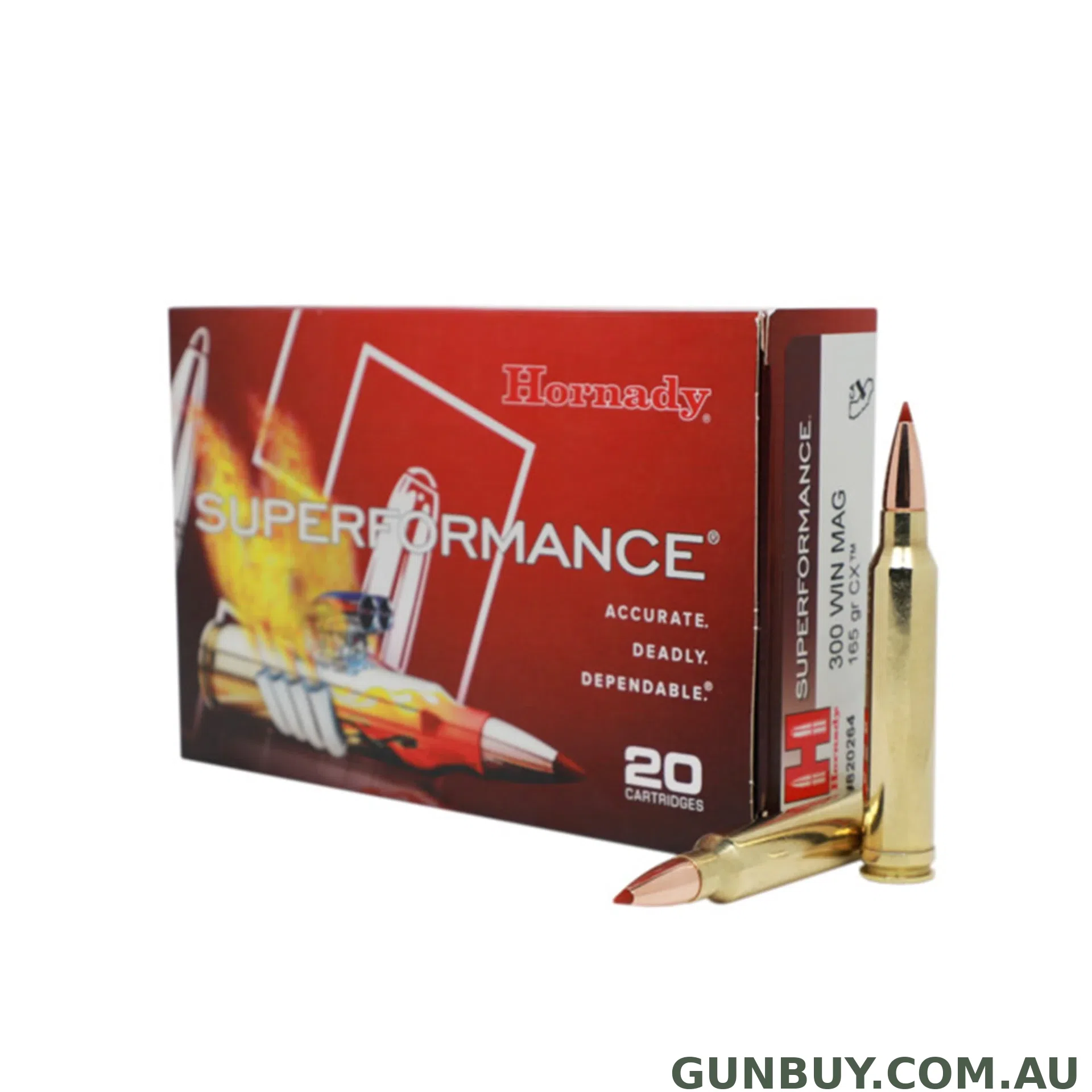 Hornady 300 Win Mag 165gr CX SPF