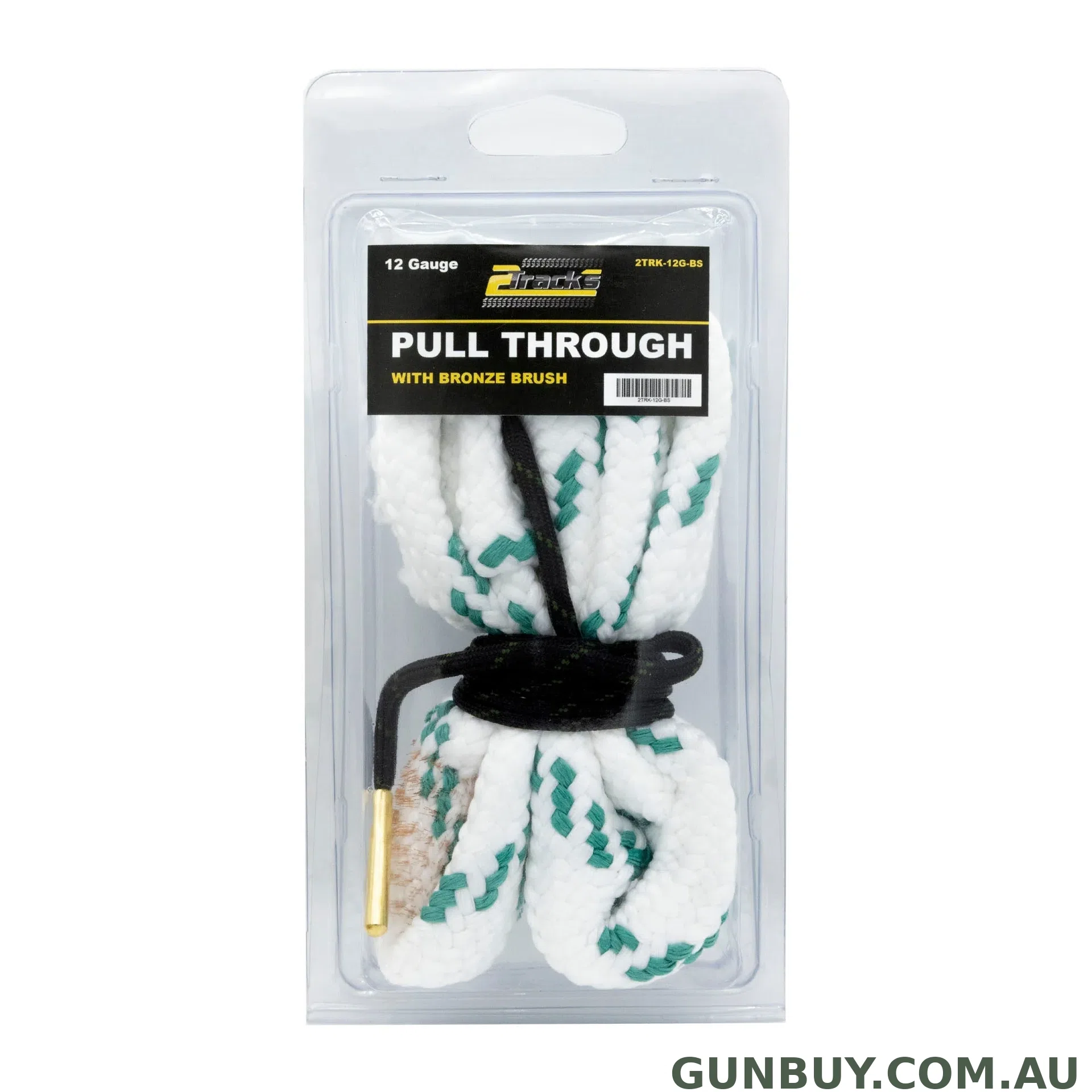 2TRACKS Bore Snake With Bronze Brush