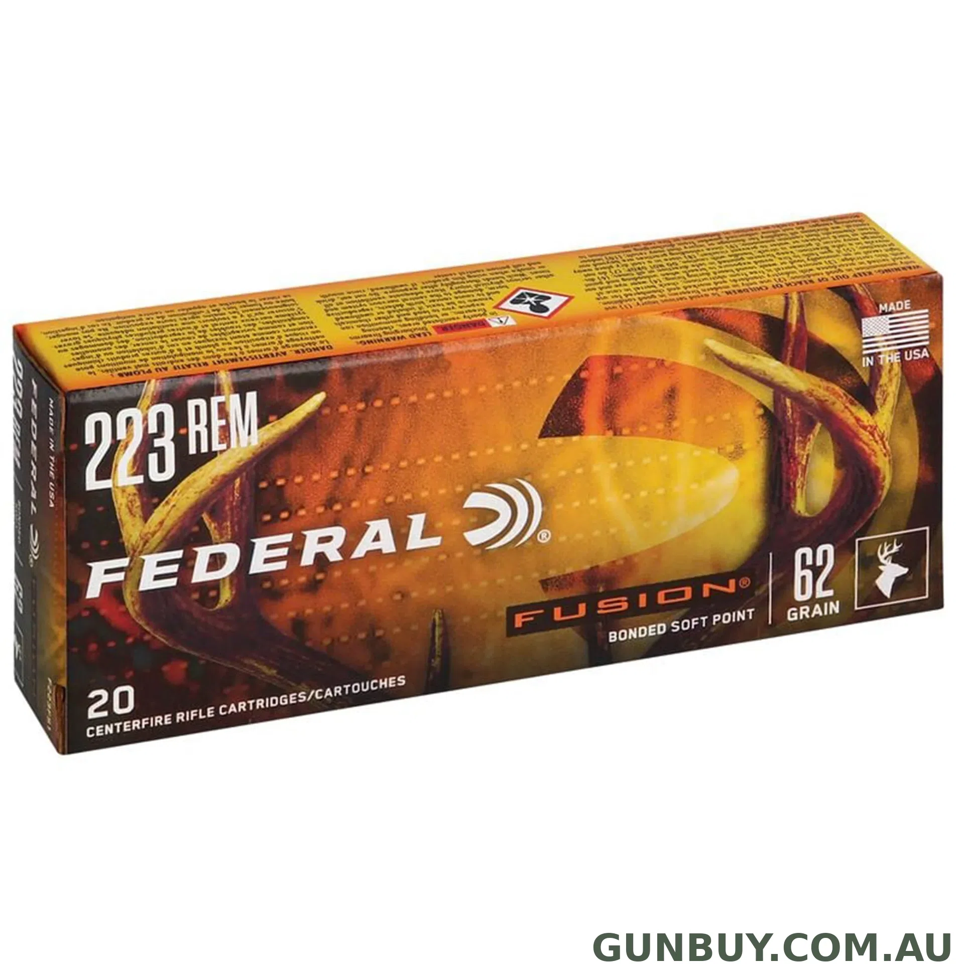 Federal 62gr Fusion - 20 pack
