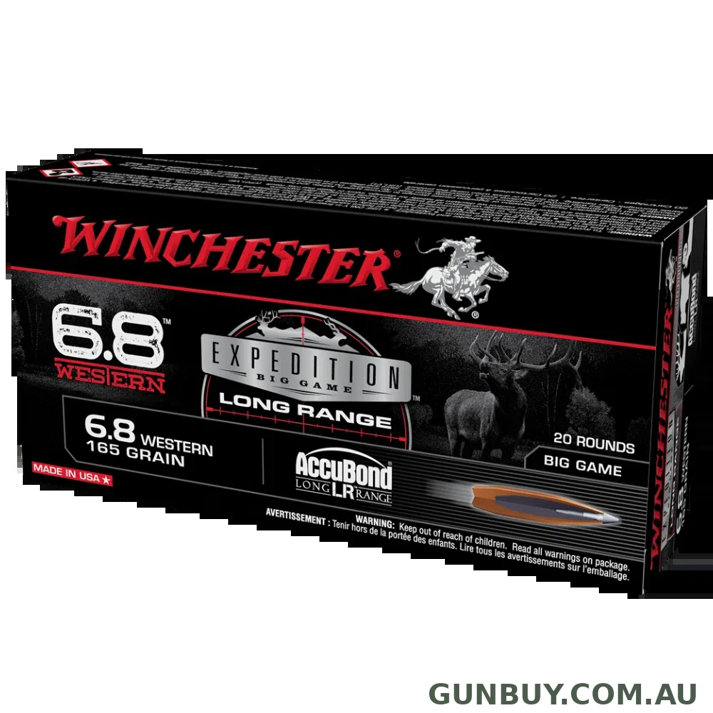 Winchester Expedition Big Game 6.8 Western 165gr ABCT - 20 Pack
