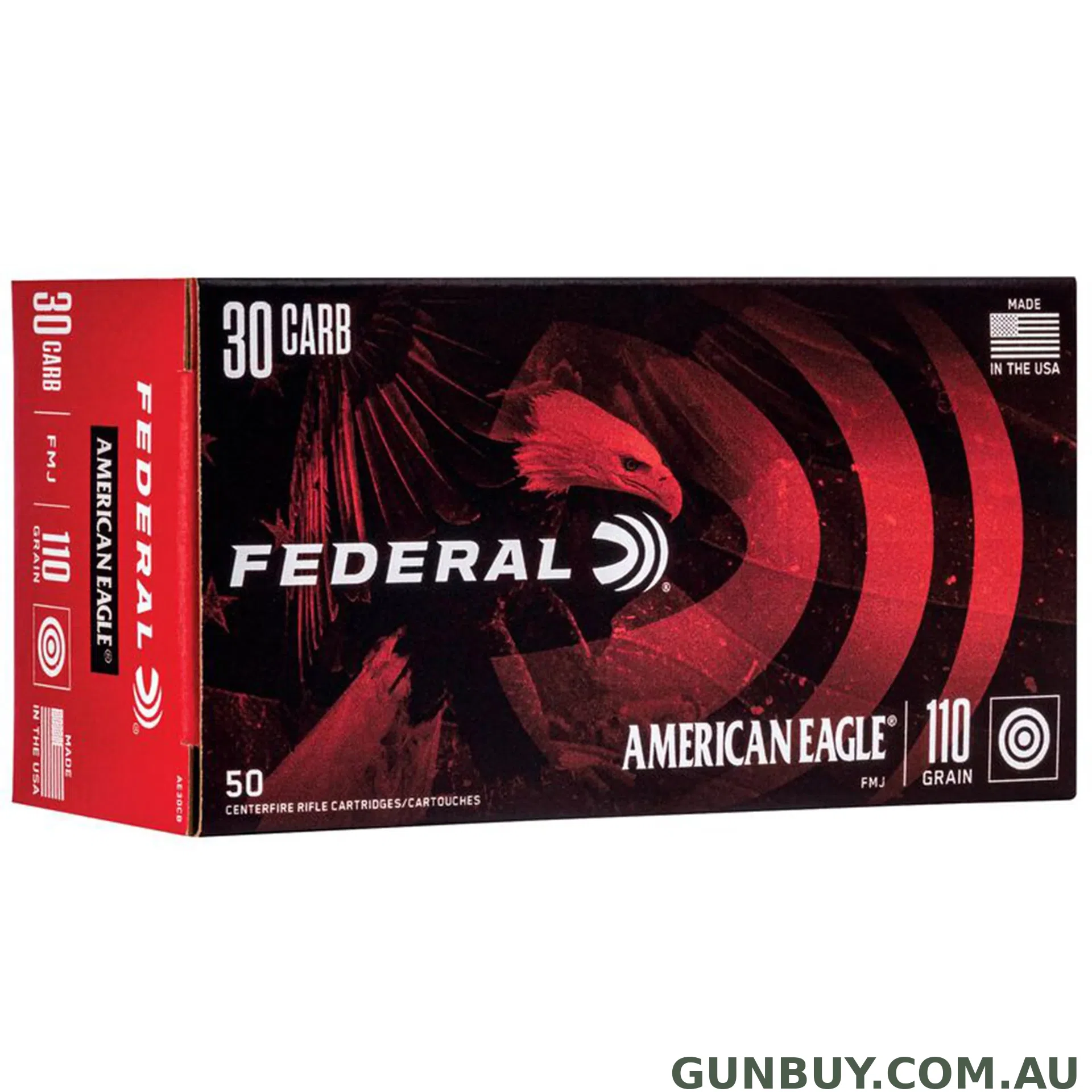 Federal 30 M1 Carbine 110gr FMJ American Eagle / 50
