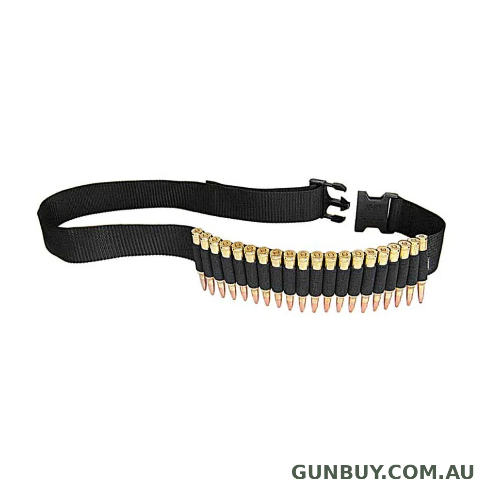 Horsleyparkgunshop Centrefire 20 Round Ammo Belt - Black