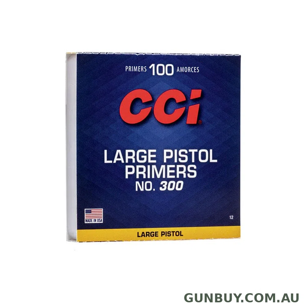 CCI Primer 300 Large Pistol - 100 Pack