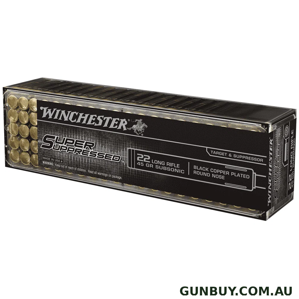 Winchester Super Suppressed 22LR 45gr LRN / 100