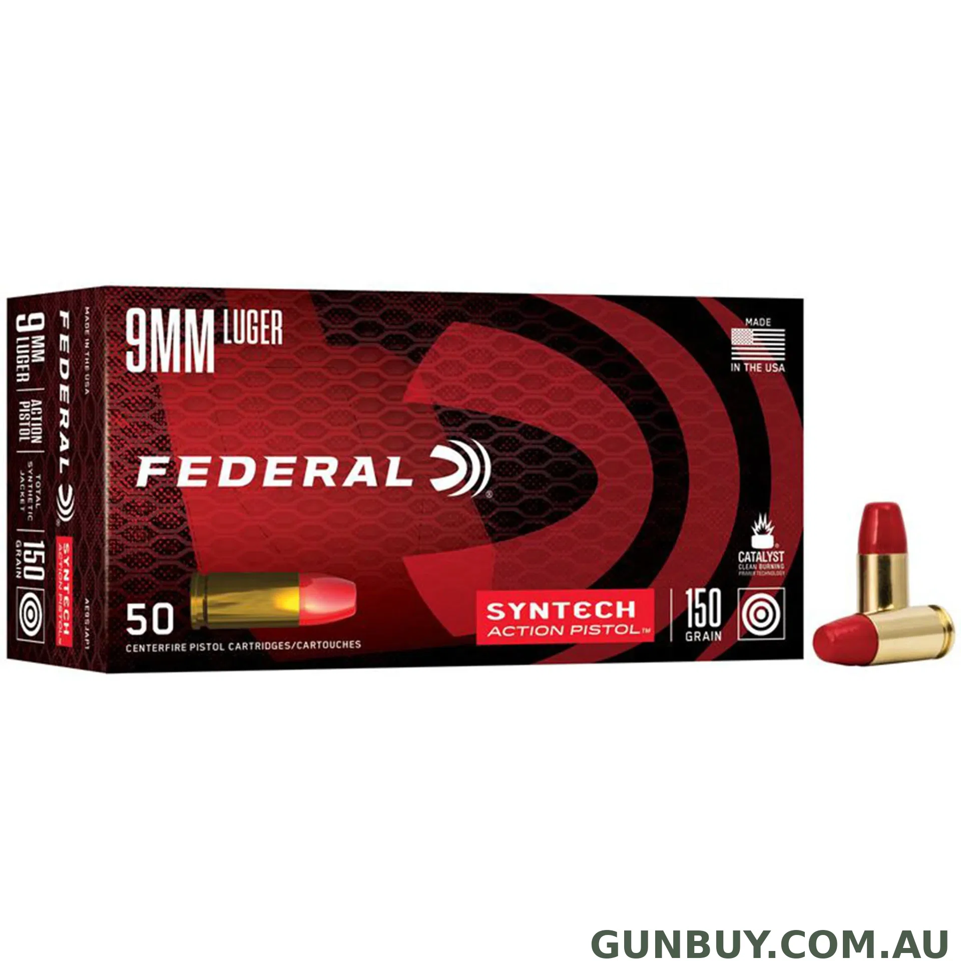 American Eagle 9mm Luger 150gr TSJ Syntech Jacket / 50
