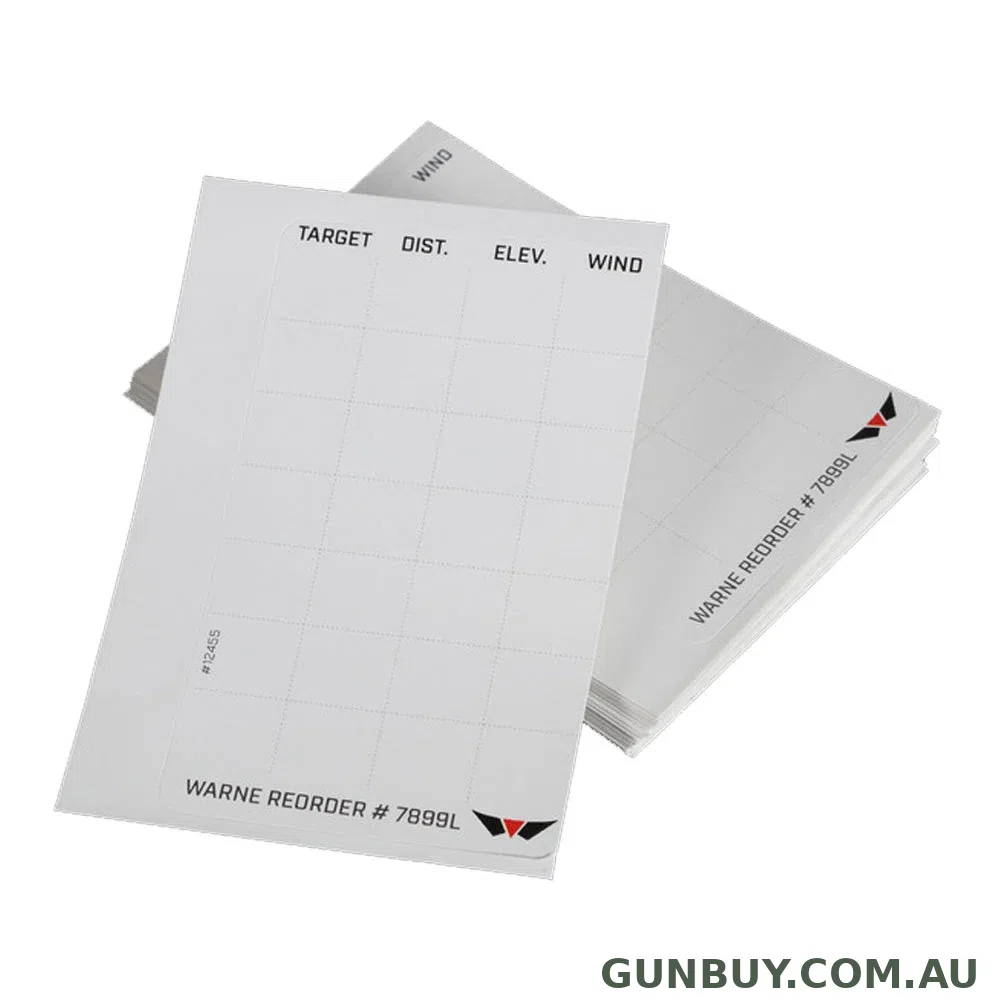 Horsleyparkgunshop Data Card Label Refills - 50 Pack