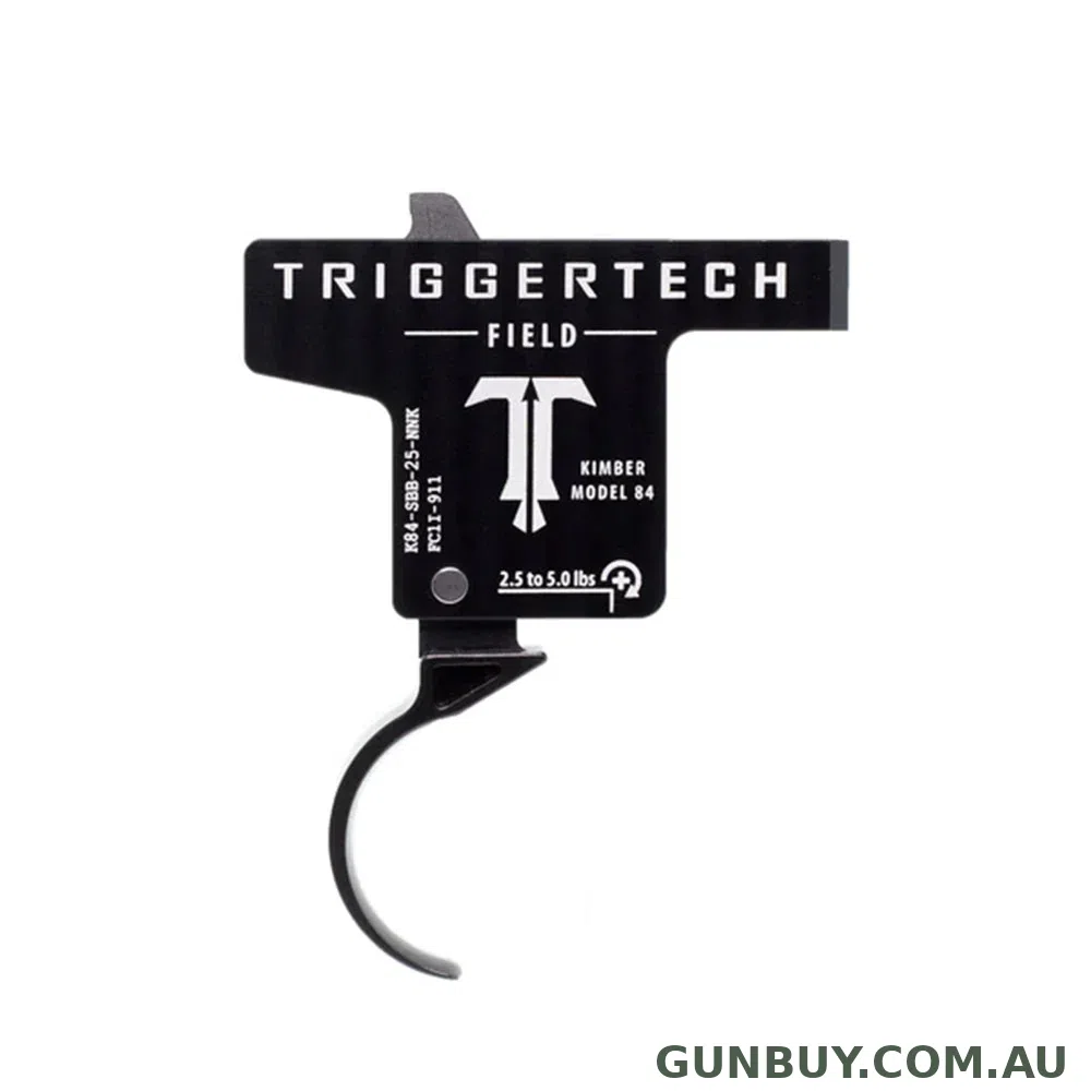 TriggerTech Field trigger for Kimber 84 - Curved | RH / Black / Single Stage
