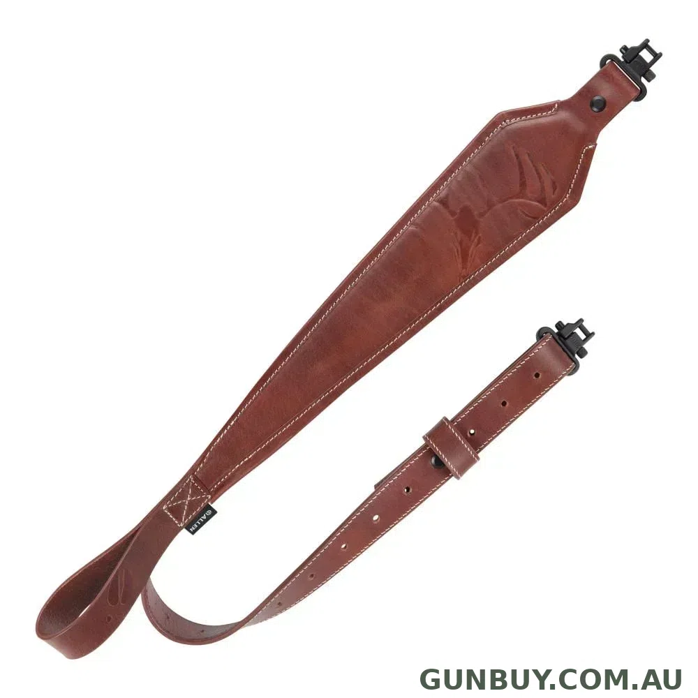 Wrangler Leather Sling - Deer Deboss Brown