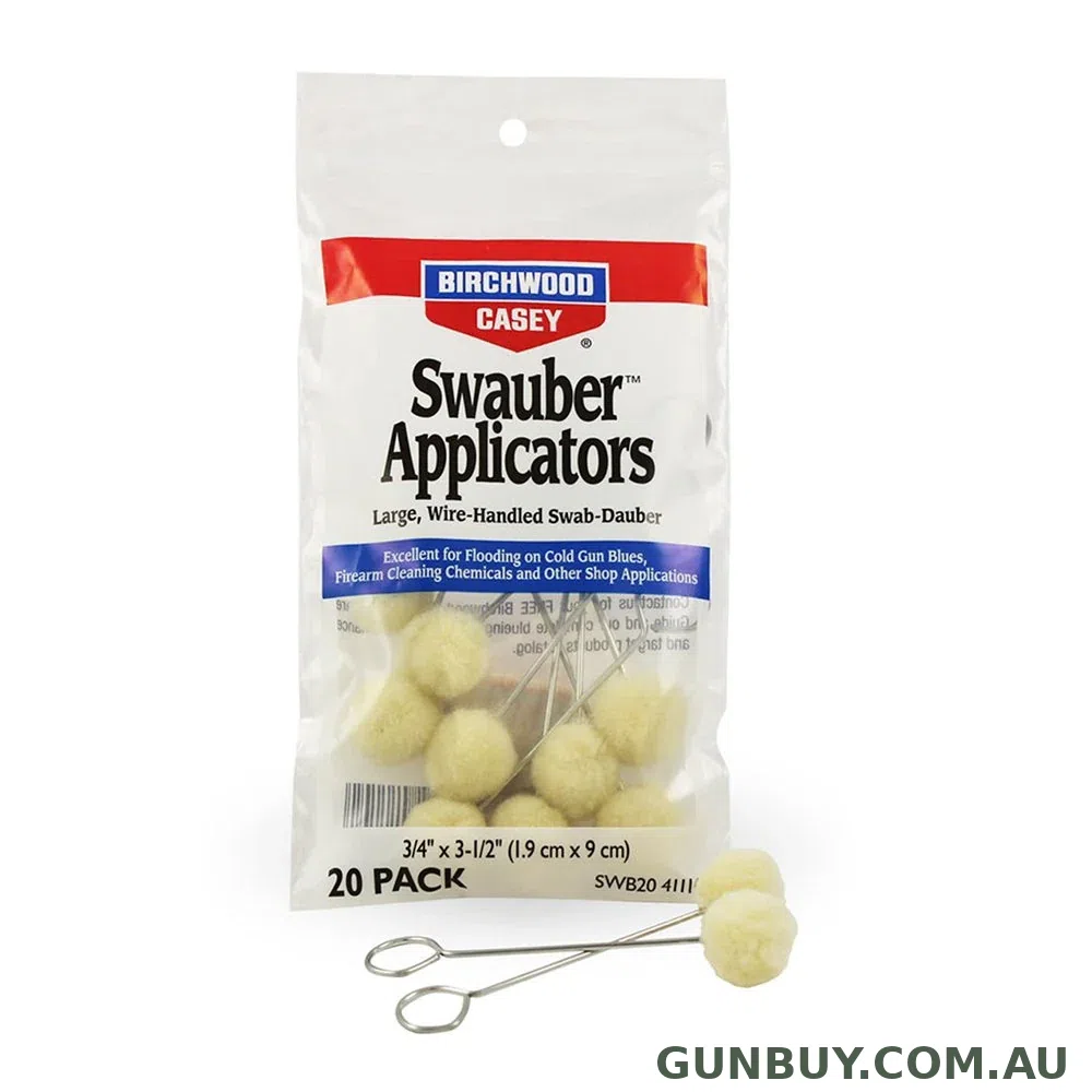 BIRCHWOOD CASEY Swauber Applicators 20 Pack