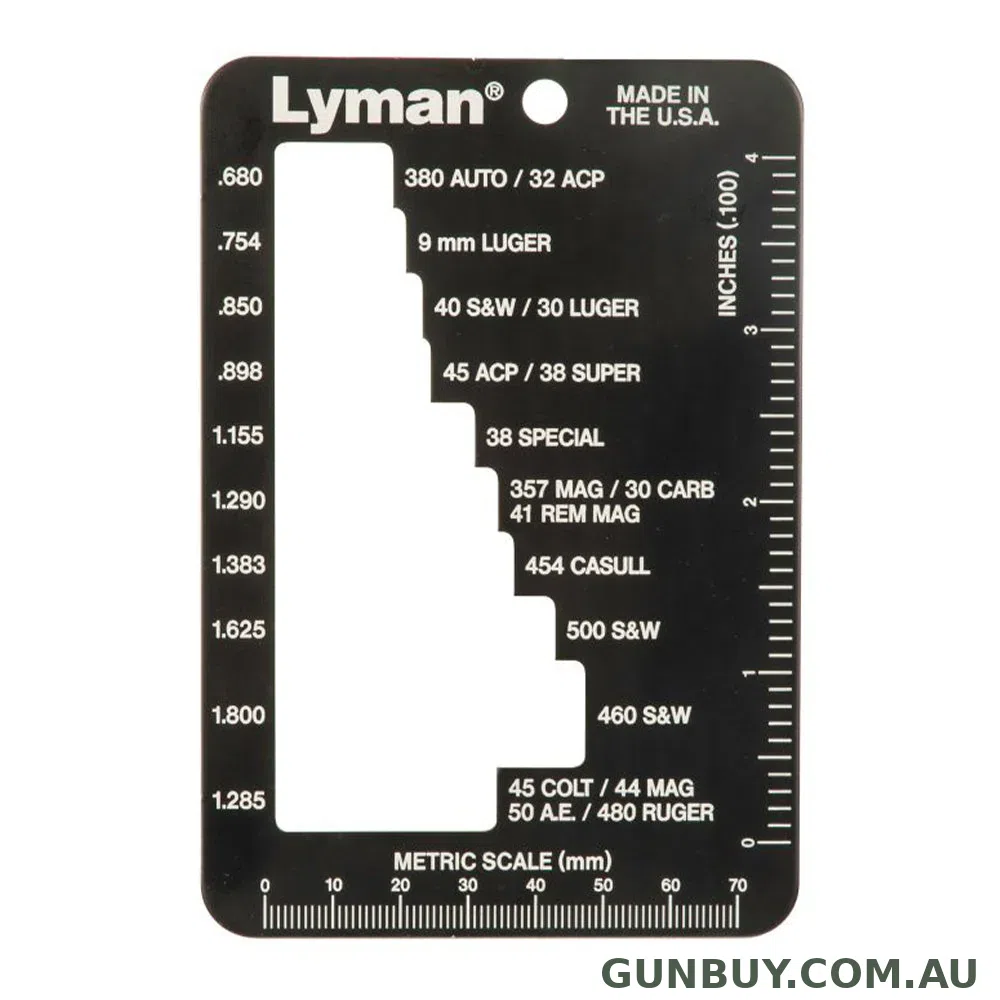 Lyman Ezee Case Guage - Pistol & Revolver
