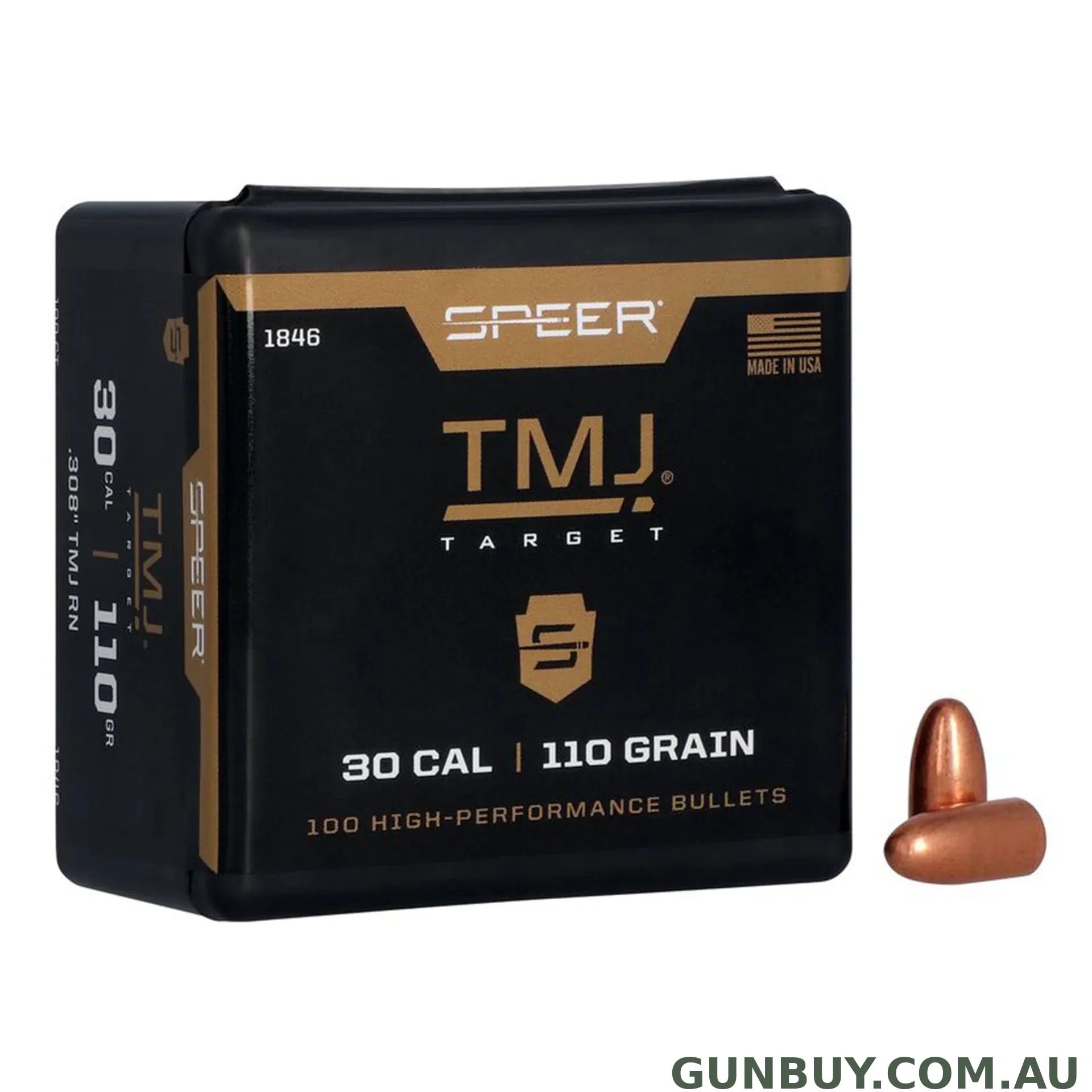 Speer 308 110gr FMJ RN / 100