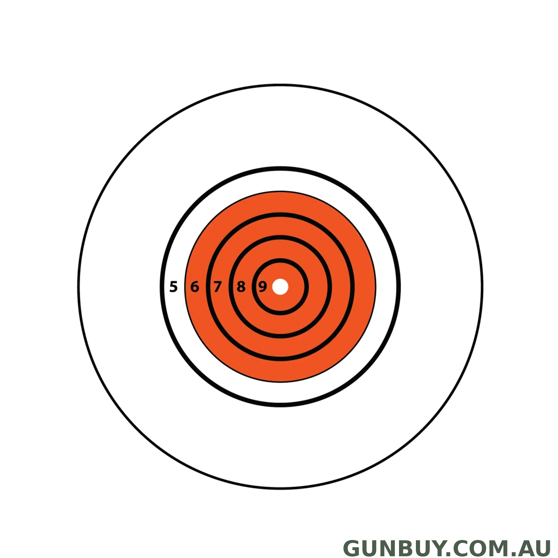 Allen Paper Target 11 Spot Indoor - 13 Pack