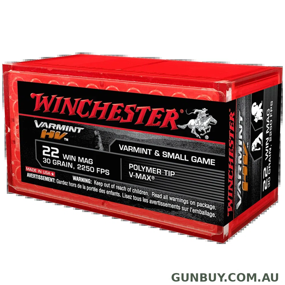 Winchester Varmint HV 22WMR 30gr Vmax / 50
