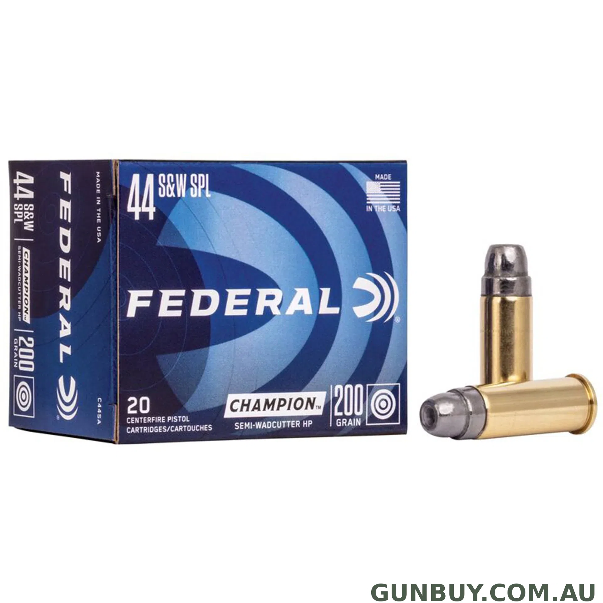 Federal 44 SPl 200gr SWC HP / 20