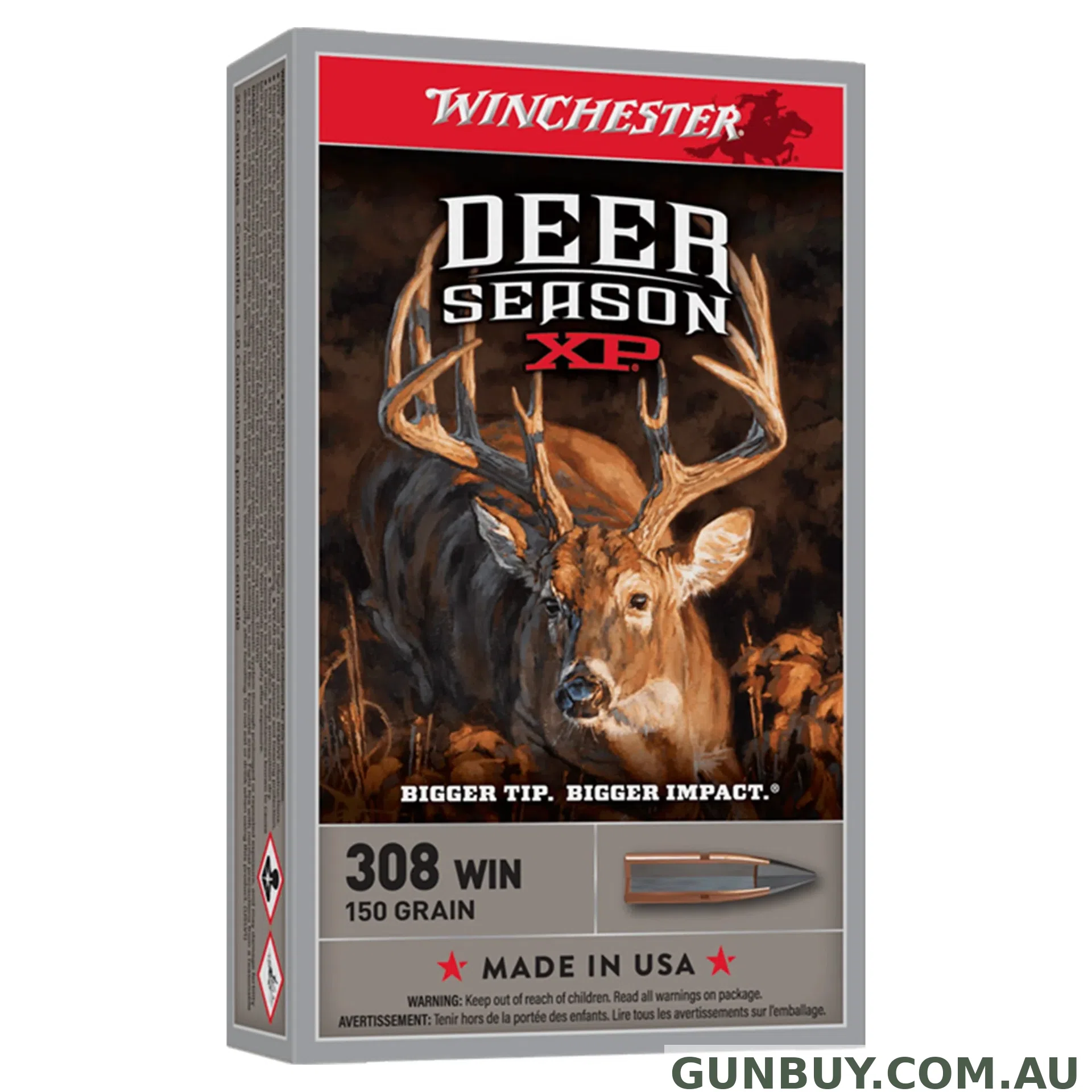 Winchester Deer Season 308Win 150gr XP - 20 Pack