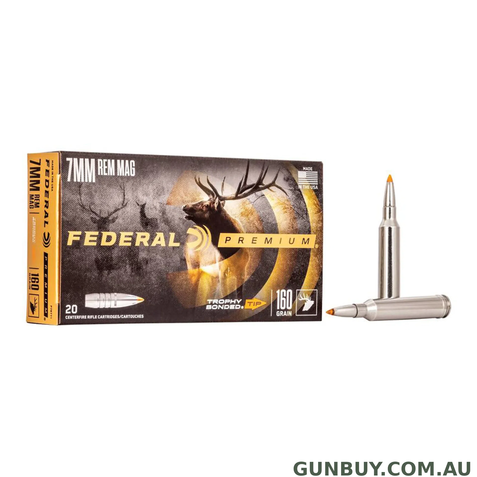 Federal 7mm Rem Mag 160gr Tbt Vital-Shok / 20