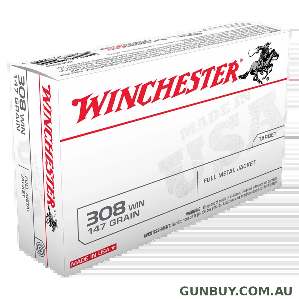 Winchester USA Value Pack 308Win 147gr Fmj - 20 Pack