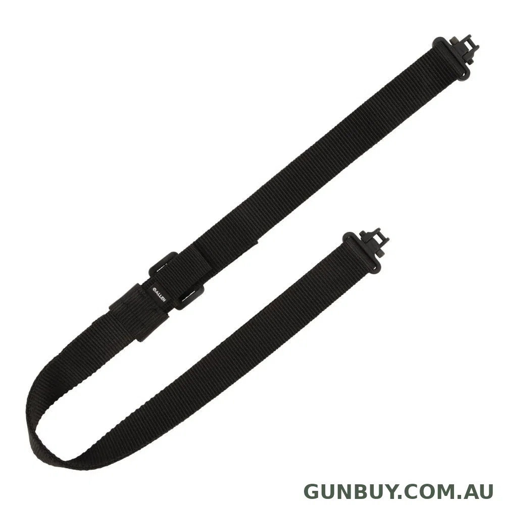 Allen Quick Adj Black Sling 1.25" + Swivels