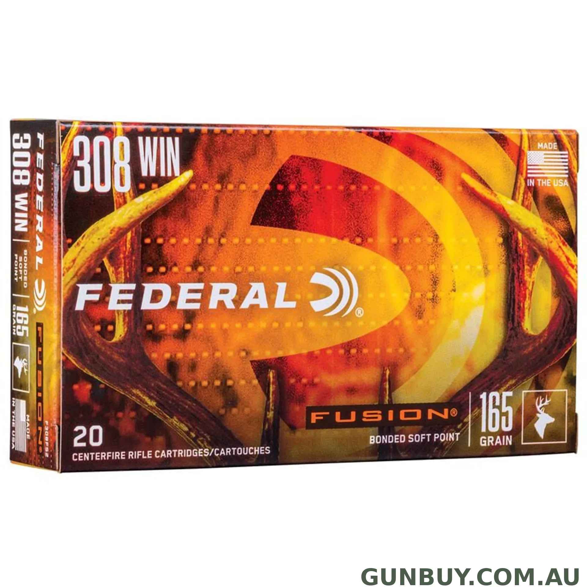 Federal 165gr Fusion - 308 Win / 20