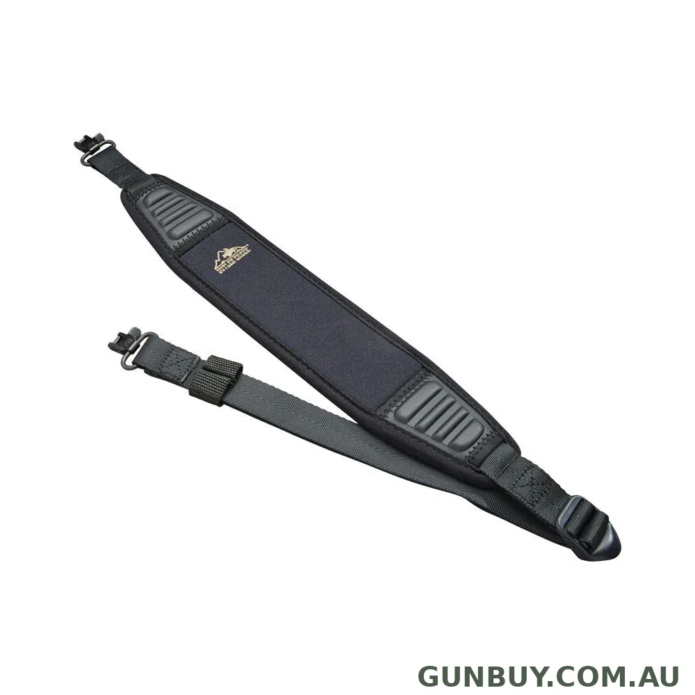 BUTLER CREEK Rhino Rib Black Sling + Swivels
