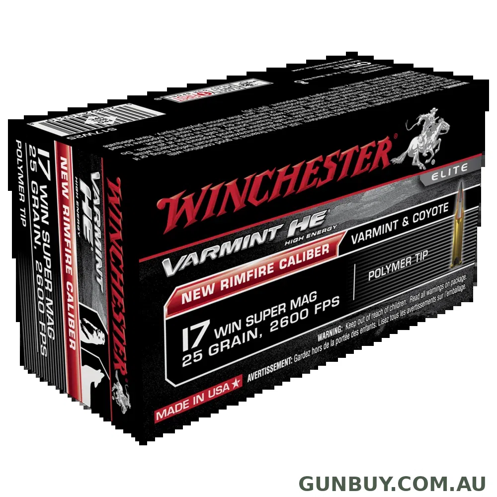 Winchester Varmint HE 17WSM 25gr / 50