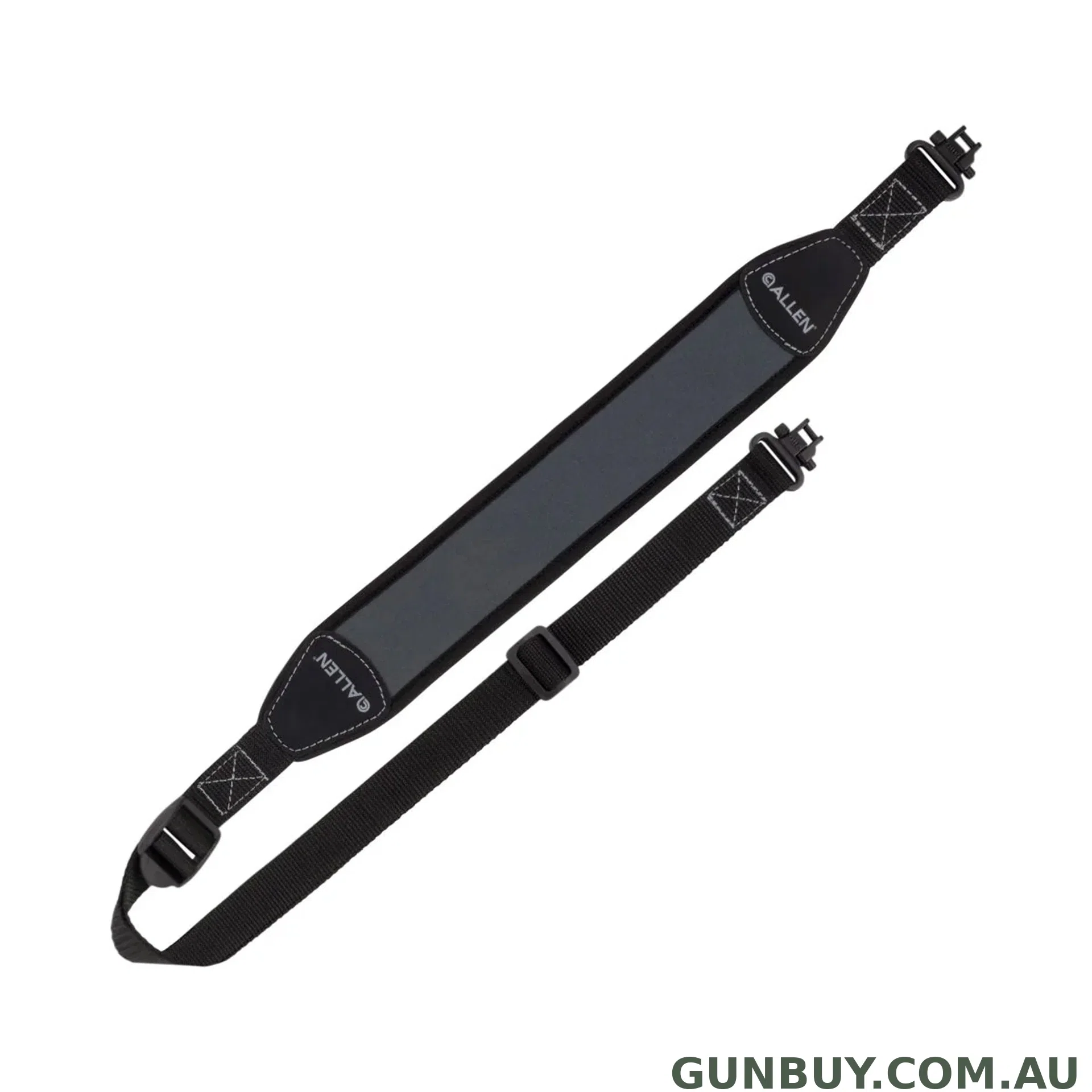 Allen Cascade Lite Sling + Swivels - Grey / Black