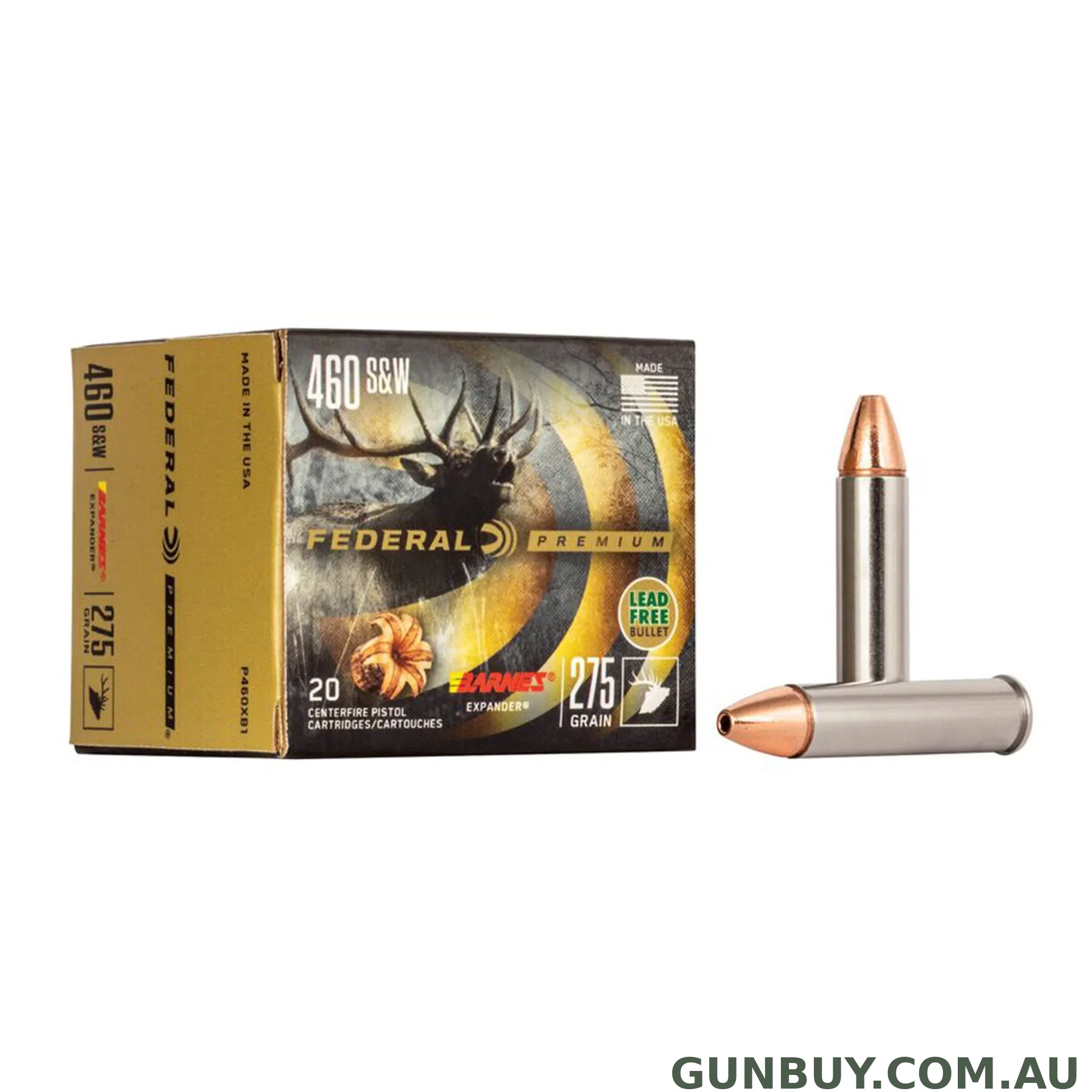 Federal 460 S&W 275gr Xpb / 20