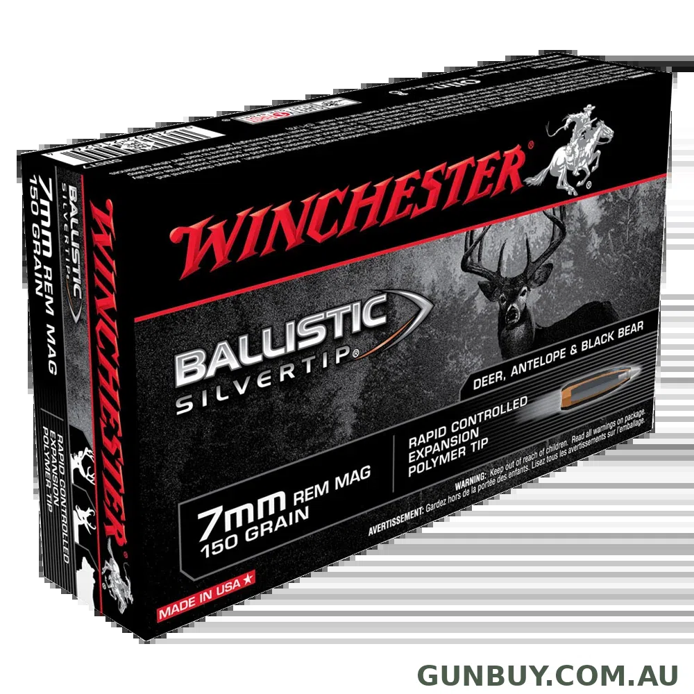 Winchester Ballistic ST 7MM Rem Mag 150gr PT / 20