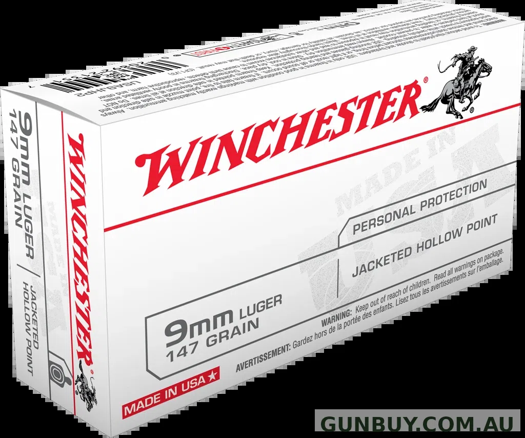 Winchester USA Value Pack 9mm 147gr JHP - 50 Pack