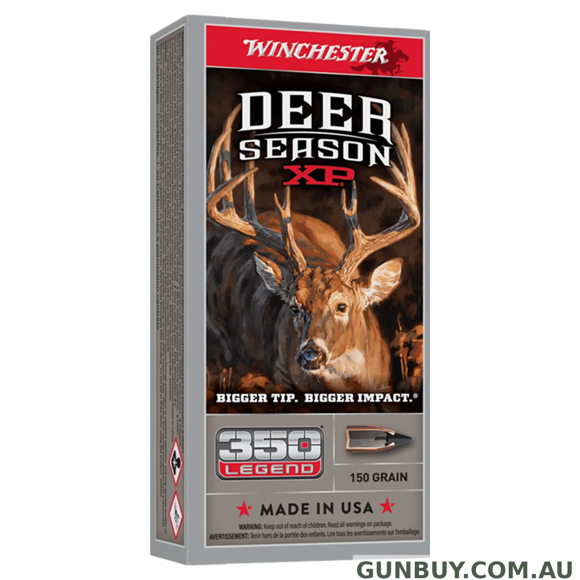 Winchester Deer Season 350 Legend 150gr XP - 20 Pack